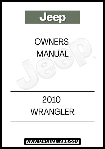 DISCOVER THE ESSENTIAL GUIDE FOR YOUR 2010 JEEP WRANGLER WITH THIS COMPREHENSIVE OWNER'S MANUAL. DESIGNED SPECIFICALLY FOR YOUR VEHICLE, IT PROVIDES DETAILED INFORMATION ON FEATURES, MAINTENANCE, AND OPERATION, ENSURING YOU GET THE MOST OUT OF YOUR DRIVING EXPERIENCE.