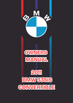 2011 BMW 335IS CONVERTIBLE OWNERS MANUAL - PDF