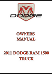 2011 DODGE RAM 1500 TRUCK OWNERS MANUAL - PDF