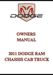 2011 DODGE RAM CHASSIS CAB TRUCK OWNERS MANUAL - PDF