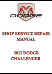 2012 DODGE CHALLENGER SHOP SERVICE REPAIR MANUAL - PDF