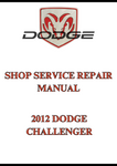 2012 DODGE CHALLENGER SHOP SERVICE REPAIR MANUAL - PDF