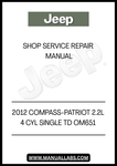 UNLOCK THE FULL POTENTIAL OF YOUR 2012 JEEP COMPASS OR PATRIOT WITH OUR COMPREHENSIVE 2.2L 4-CYLINDER SINGLE TD OM651 SHOP SERVICE REPAIR MANUAL. THIS ESSENTIAL GUIDE IS DESIGNED FOR BOTH SEASONED MECHANICS AND DIY ENTHUSIASTS, PROVIDING DETAILED INSTRUCTIONS AND INSIGHTS TO KEEP YOUR VEHICLE RUNNING SMOOTHLY.