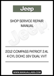 UNLOCK THE FULL POTENTIAL OF YOUR 2012 JEEP COMPASS PATRIOT WITH OUR COMPREHENSIVE SHOP SERVICE REPAIR MANUAL. THIS ESSENTIAL GUIDE IS DESIGNED SPECIFICALLY FOR THE 2.4L 4 CYLINDER DOHC 16V DUAL VVT ENGINE, PROVIDING YOU WITH DETAILED INSTRUCTIONS AND INSIGHTS TO KEEP YOUR VEHICLE RUNNING SMOOTHLY