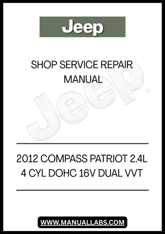 UNLOCK THE FULL POTENTIAL OF YOUR 2012 JEEP COMPASS PATRIOT WITH OUR COMPREHENSIVE SHOP SERVICE REPAIR MANUAL. THIS ESSENTIAL GUIDE IS DESIGNED SPECIFICALLY FOR THE 2.4L 4 CYLINDER DOHC 16V DUAL VVT ENGINE, PROVIDING YOU WITH DETAILED INSTRUCTIONS AND INSIGHTS TO KEEP YOUR VEHICLE RUNNING SMOOTHLY