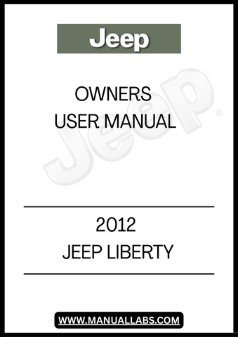 DISCOVER THE ESSENTIAL GUIDE FOR YOUR 2012 JEEP LIBERTY WITH THE COMPREHENSIVE OWNER'S USER MANUAL. THIS MANUAL IS DESIGNED TO PROVIDE YOU WITH ALL THE INFORMATION YOU NEED TO MAXIMIZE YOUR VEHICLE'S PERFORMANCE AND FEATURES. FROM DETAILED SPECIFICATIONS TO MAINTENANCE TIPS, IT ENSURES YOU HAVE EVERYTHING AT YOUR FINGERTIPS FOR A SMOOTH DRIVING EXPERIENCE.