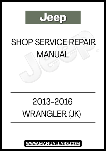 UNLOCK THE FULL POTENTIAL OF YOUR 2013-2016 JEEP WRANGLER (JK) WITH OUR COMPREHENSIVE SHOP SERVICE REPAIR MANUAL. THIS ESSENTIAL GUIDE IS DESIGNED FOR BOTH SEASONED MECHANICS AND DIY ENTHUSIASTS, PROVIDING DETAILED INSTRUCTIONS AND DIAGRAMS TO TACKLE ANY REPAIR OR MAINTENANCE TASK WITH CONFIDENCE.