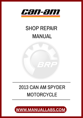 DON'T LET MECHANICAL ISSUES HOLD YOU BACK FROM ENJOYING YOUR RIDE. EQUIP YOURSELF WITH THE KNOWLEDGE AND TOOLS YOU NEED TO KEEP YOUR CAN-AM SPYDER IN PEAK CONDITION.