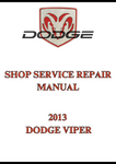 2013 DODGE VIPER SHOP SERVICE REPAIR MANUAL - PDF