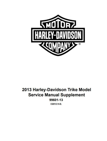 Unlock the full potential of your 2013 Harley-Davidson Trike with the Tri Glide Ultra Classic and Street Glide Trike Service Manual (99601-13) in PDF format. This comprehensive guide is designed to provide you with detailed maintenance instructions, troubleshooting tips, and essential service information, ensuring your ride remains in peak condition. Whether you're a seasoned mechanic or a DIY enthusiast, this manual is an invaluable resource that empowers you to keep your trike running smoothly and