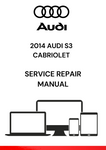 The 2014 Audi S3 Cabriolet Service Repair Manual is a comprehensive guide provided by Audi to help owners, mechanics, and repair shops perform maintenance, repairs, and diagnostics on the 2014 Audi S3 Cabriolet model.