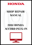 2014 HONDA ACCORD PLUG-IN SHOP REPAIR MANUAL - PDF