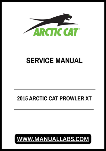 Unlock the full potential of your 2015 Arctic Cat Prowler XT with our comprehensive service manual in PDF format. This essential guide is designed to provide you with detailed instructions, diagrams, and troubleshooting tips to keep your vehicle running smoothly and efficiently.
