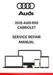 
The 2015 Audi RS5 Cabriolet Service Repair Manual is a comprehensive guide provided by Audi to help mechanics and technicians diagnose and repair problems with the 2015 Audi RS5 Cabriolet model.