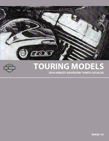 Unlock the full potential of your 2016 Harley-Davidson with the Touring Parts Catalog Manual (99456-16) in PDF format. This comprehensive guide provides detailed information on all available parts, ensuring you can easily find the right components for your bike. Whether you're looking to upgrade, replace, or customize, this manual is an essential resource for any Harley enthusiast. With its user-friendly layout and clear illustrations, you'll navigate through the extensive catalog with ease, making your