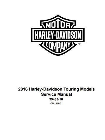 Unlock the full potential of your 2016 Harley-Davidson Touring models, including the Road King, Street Glide, Electra Glide Ultra Classic, and Ultra Limited, with the comprehensive Service Manual 99483-16. This PDF file is your ultimate guide to maintenance and repair, featuring detailed instructions, diagrams, and troubleshooting tips tailored specifically for your bike. Whether you're a seasoned mechanic or a DIY enthusiast, this manual ensures you have the knowledge and confidence to keep your ride in