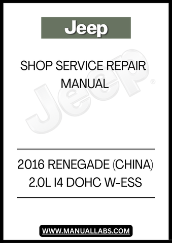 DISCOVER THE ULTIMATE RESOURCE FOR MAINTAINING YOUR 2016 JEEP RENEGADE WITH OUR COMPREHENSIVE SHOP SERVICE REPAIR MANUAL. DESIGNED SPECIFICALLY FOR THE CHINA MODEL, THIS MANUAL PROVIDES DETAILED INSTRUCTIONS AND INSIGHTS INTO THE 2.0L I4 DOHC W-ESS ENGINE, ENSURING YOU HAVE ALL THE INFORMATION NEEDED FOR EFFECTIVE REPAIRS AND MAINTENANCE.