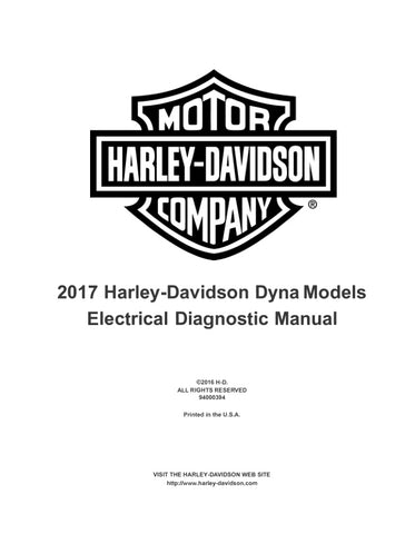Unlock the full potential of your 2017 Harley-Davidson Dyna with the comprehensive Service Manual (94000394) in PDF format. This essential guide covers all models including FXDL, FXDB, FXDF, FXDWG, FLD, and FXDC, providing detailed instructions for maintenance, troubleshooting, and repairs. With easy-to-follow diagrams and expert tips, you'll ensure your bike runs smoothly and efficiently, enhancing your riding experience. Don't miss out on the opportunity to keep your Harley in top condition download your
