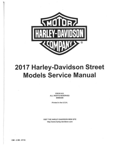 Unlock the full potential of your 2017 Harley-Davidson Street with the comprehensive Service Manual (Part No. 94000386) in PDF format. This essential guide provides detailed maintenance procedures, troubleshooting tips, and specifications tailored specifically for your model, ensuring you keep your bike in peak condition. With easy navigation and clear illustrations, this digital manual is perfect for both seasoned mechanics and DIY enthusiasts, making it an invaluable resource for anyone looking to enhance