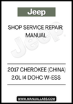DISCOVER THE ULTIMATE RESOURCE FOR MAINTAINING YOUR 2017 JEEP CHEROKEE WITH OUR COMPREHENSIVE SHOP SERVICE REPAIR MANUAL. THIS MANUAL IS SPECIFICALLY DESIGNED FOR THE 2.0L I4 DOHC W-ESS MODEL, PROVIDING YOU WITH DETAILED INSTRUCTIONS AND INSIGHTS TO KEEP YOUR VEHICLE RUNNING SMOOTHLY.