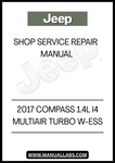 DISCOVER THE ULTIMATE RESOURCE FOR MAINTAINING YOUR 2017 JEEP COMPASS WITH THE COMPREHENSIVE 1.4L I4 MULTIAIR TURBO W-ESS SHOP SERVICE REPAIR MANUAL. THIS ESSENTIAL GUIDE IS DESIGNED FOR BOTH DIY ENTHUSIASTS AND PROFESSIONAL MECHANICS, PROVIDING DETAILED INSTRUCTIONS AND INSIGHTS TO KEEP YOUR VEHICLE RUNNING SMOOTHLY.