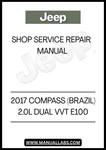 UNLOCK THE FULL POTENTIAL OF YOUR 2017 JEEP COMPASS WITH OUR COMPREHENSIVE SHOP SERVICE REPAIR MANUAL. DESIGNED SPECIFICALLY FOR THE BRAZILIAN MODEL FEATURING THE 2.0L DUAL VVT E100 ENGINE, THIS MANUAL IS AN ESSENTIAL RESOURCE FOR BOTH DIY ENTHUSIASTS AND PROFESSIONAL MECHANICS ALIKE.&nbsp;