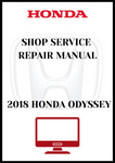 2018 HONDA ODYSSEY SHOP SERVICE REPAIR MANUAL - PDF
