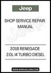 DISCOVER THE ULTIMATE RESOURCE FOR MAINTAINING AND REPAIRING YOUR 2018 JEEP RENEGADE WITH THE COMPREHENSIVE 2.0L I4 TURBO DIESEL SHOP SERVICE REPAIR MANUAL. THIS MANUAL IS METICULOUSLY DESIGNED TO PROVIDE YOU WITH DETAILED INSTRUCTIONS, DIAGRAMS, AND SPECIFICATIONS, ENSURING THAT YOU HAVE EVERYTHING YOU NEED TO KEEP YOUR VEHICLE RUNNING SMOOTHLY.