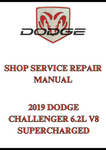2019 DODGE CHALLENGER 6.2L V8 SUPERCHARGED SHOP SERVICE REPAIR MANUAL - PDF