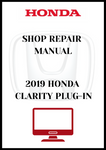 2019 HONDA CLARITY PLUG-IN SHOP REPAIR MANUAL - PDF