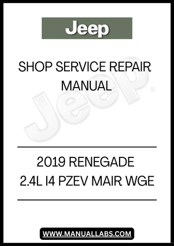 UNLOCK THE FULL POTENTIAL OF YOUR 2019 JEEP RENEGADE WITH OUR COMPREHENSIVE 2.4L I4 PZEV MAIR WGE SHOP SERVICE REPAIR MANUAL IN PDF FORMAT. THIS ESSENTIAL GUIDE IS DESIGNED FOR BOTH DIY ENTHUSIASTS AND PROFESSIONAL MECHANICS, PROVIDING DETAILED INSTRUCTIONS AND INSIGHTS TO KEEP YOUR VEHICLE RUNNING SMOOTHLY