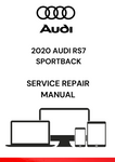 
The 2020 Audi RS7 Sportback Service Repair Manual is a comprehensive guide provided by Audi to help mechanics and technicians diagnose and repair problems with the 2020 Audi RS7 Sportback model.
