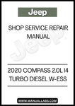 2020 JEEP COMPASS 2.0L I4 TURBO DIESEL W-ESS SHOP SERVICE REPAIR MANUAL - PDF&nbsp;
UNLOCK THE FULL POTENTIAL OF YOUR 2020 JEEP COMPASS WITH OUR COMPREHENSIVE 2.0L I4 TURBO DIESEL W-ESS SHOP SERVICE REPAIR MANUAL IN PDF FORMAT. THIS ESSENTIAL GUIDE IS DESIGNED FOR BOTH DIY ENTHUSIASTS AND PROFESSIONAL MECHANICS, PROVIDING DETAILED INSTRUCTIONS AND INSIGHTS TO KEEP YOUR VEHICLE RUNNING SMOOTHLY