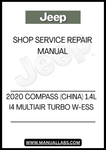 DISCOVER THE ULTIMATE RESOURCE FOR MAINTAINING YOUR 2020 JEEP COMPASS WITH OUR COMPREHENSIVE SERVICE REPAIR MANUAL. THIS PDF GUIDE IS SPECIFICALLY DESIGNED FOR THE 1.4L I4 MULTIAIR TURBO W-ESS MODEL, PROVIDING YOU WITH DETAILED INSTRUCTIONS AND INSIGHTS TO KEEP YOUR VEHICLE RUNNING SMOOTHLY.