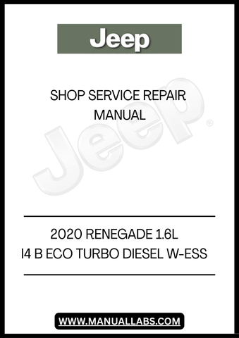UNLOCK THE FULL POTENTIAL OF YOUR 2020 JEEP RENEGADE WITH OUR COMPREHENSIVE SHOP SERVICE REPAIR MANUAL. THIS PDF GUIDE IS SPECIFICALLY DESIGNED FOR THE 1.6L I4 B ECO TURBO DIESEL MODEL, PROVIDING YOU WITH DETAILED INSIGHTS AND STEP-BY-STEP INSTRUCTIONS TO TACKLE ANY MAINTENANCE OR REPAIR TASK WITH CONFIDENCE.