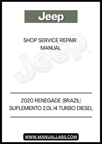 UNLOCK THE FULL POTENTIAL OF YOUR 2020 JEEP RENEGADE WITH OUR COMPREHENSIVE SERVICE REPAIR MANUAL, SPECIFICALLY DESIGNED FOR THE 2.0L I4 TURBO DIESEL MODEL. THIS PDF GUIDE IS AN ESSENTIAL RESOURCE FOR BOTH DIY ENTHUSIASTS AND PROFESSIONAL MECHANICS, PROVIDING DETAILED INSTRUCTIONS AND INSIGHTS TO KEEP YOUR VEHICLE RUNNING SMOOTHLY.