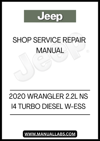 DISCOVER THE ULTIMATE RESOURCE FOR MAINTAINING YOUR 2020 JEEP WRANGLER 2.2L NS I4 TURBO DIESEL WITH OUR COMPREHENSIVE SHOP SERVICE REPAIR MANUAL. THIS ESSENTIAL GUIDE IS DESIGNED TO PROVIDE YOU WITH DETAILED INSTRUCTIONS AND INSIGHTS, ENSURING THAT YOU CAN TACKLE ANY REPAIR OR SERVICE TASK WITH CONFIDENCE.&nbsp;
