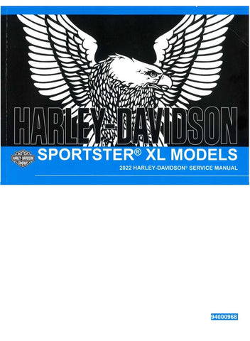  Unlock the full potential of your 2022 Harley-Davidson Sportster (XL) with the comprehensive Service Manual (Part No. 94000968) in PDF format. This essential guide provides detailed instructions, diagrams, and troubleshooting tips to help you maintain and repair your motorcycle with confidence. Whether you're a seasoned mechanic or a DIY enthusiast, this manual ensures you have all the information you need at your fingertips, making it easier than ever to keep your ride in peak condition. Don't miss out on