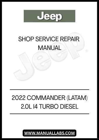 UNLOCK THE FULL POTENTIAL OF YOUR 2022 JEEP COMMANDER WITH THE COMPREHENSIVE SHOP SERVICE REPAIR MANUAL. THIS ESSENTIAL GUIDE IS SPECIFICALLY DESIGNED FOR THE LATAM MODEL, FEATURING DETAILED INSTRUCTIONS AND DIAGRAMS THAT MAKE MAINTENANCE AND REPAIRS STRAIGHTFORWARD AND EFFICIENT. WHETHER YOU'RE A SEASONED MECHANIC OR A DIY ENTHUSIAST, THIS MANUAL IS YOUR GO-TO RESOURCE FOR KEEPING YOUR VEHICLE IN TOP CONDITION.