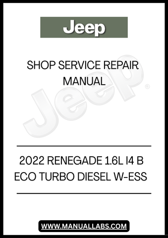 UNLOCK THE FULL POTENTIAL OF YOUR 2022 JEEP RENEGADE WITH OUR COMPREHENSIVE SHOP SERVICE REPAIR MANUAL IN PDF FORMAT. THIS ESSENTIAL GUIDE IS SPECIFICALLY DESIGNED FOR THE 1.6L I4 B ECO TURBO DIESEL W-ESS MODEL, PROVIDING YOU WITH DETAILED INSIGHTS AND STEP-BY-STEP INSTRUCTIONS FOR MAINTENANCE AND REPAIRS.