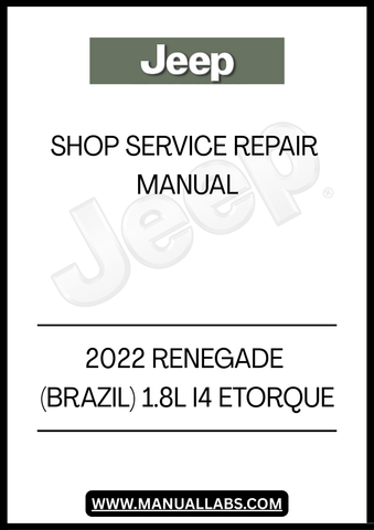 UNLOCK THE FULL POTENTIAL OF YOUR 2022 JEEP RENEGADE WITH OUR COMPREHENSIVE SHOP SERVICE REPAIR MANUAL. SPECIFICALLY DESIGNED FOR THE 1.8L I4 ETORQUE MODEL, THIS MANUAL IS AN ESSENTIAL RESOURCE FOR BOTH DIY ENTHUSIASTS AND PROFESSIONAL MECHANICS. IT PROVIDES DETAILED INSTRUCTIONS, DIAGRAMS, AND TROUBLESHOOTING TIPS TO ENSURE YOUR VEHICLE RUNS SMOOTHLY AND EFFICIENTLY.