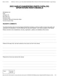 Unlock the full potential of your 2023 Harley-Davidson Sportster RH975 with the comprehensive Parts Catalog Manual (94001044) in PDF format. This essential resource provides detailed diagrams and specifications, ensuring you have all the information needed for maintenance, repairs, and upgrades. Whether you're a seasoned mechanic or a DIY enthusiast, this manual is designed to enhance your riding experience and keep your bike in peak condition. Don't miss out on the opportunity to elevate your Harley owners