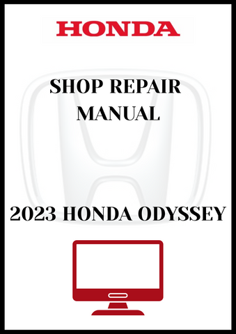 2023 HONDA ODYSSEY SHOP REPAIR MANUAL - PDF
