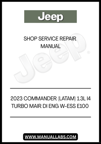UNLOCK THE FULL POTENTIAL OF YOUR 2023 JEEP COMMANDER WITH OUR COMPREHENSIVE SHOP SERVICE REPAIR MANUAL. THIS PDF GUIDE IS SPECIFICALLY DESIGNED FOR THE 1.3L I4 TURBO MAIR DI ENGINE, ENSURING YOU HAVE ALL THE INFORMATION YOU NEED FOR EFFECTIVE MAINTENANCE AND REPAIRS. WITH DETAILED DIAGRAMS AND STEP-BY-STEP INSTRUCTIONS, YOU CAN TACKLE ANY SERVICE TASK WITH CONFIDENCE.
