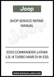 UNLOCK THE FULL POTENTIAL OF YOUR 2023 JEEP COMMANDER WITH OUR COMPREHENSIVE SHOP SERVICE REPAIR MANUAL. THIS PDF GUIDE IS SPECIFICALLY DESIGNED FOR THE 1.3L I4 TURBO MAIR DI W-ESS MODEL, PROVIDING YOU WITH DETAILED INSIGHTS AND STEP-BY-STEP INSTRUCTIONS TO TACKLE ANY MAINTENANCE OR REPAIR TASK WITH CONFIDENCE.