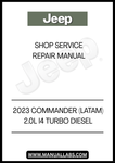 UNLOCK THE FULL POTENTIAL OF YOUR 2023 JEEP COMMANDER WITH THE COMPREHENSIVE SHOP SERVICE REPAIR MANUAL. THIS ESSENTIAL GUIDE IS DESIGNED SPECIFICALLY FOR THE 2.0L I4 TURBO DIESEL MODEL, PROVIDING YOU WITH DETAILED INSTRUCTIONS AND INSIGHTS TO KEEP YOUR VEHICLE RUNNING SMOOTHLY. WHETHER YOU'RE A SEASONED MECHANIC OR A DIY ENTHUSIAST, THIS MANUAL IS YOUR GO-TO RESOURCE FOR MAINTENANCE AND REPAIRS.