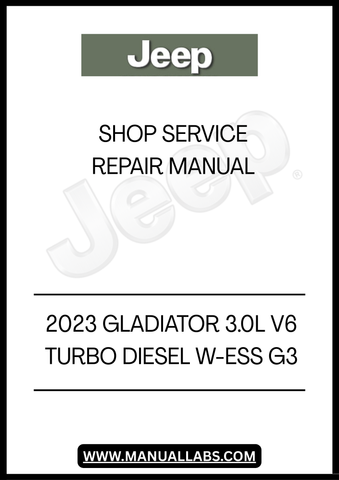 DISCOVER THE ULTIMATE RESOURCE FOR MAINTAINING YOUR 2023 JEEP GLADIATOR WITH THE 3.0L V6 TURBO DIESEL W-ESS G3 SHOP SERVICE REPAIR MANUAL. THIS COMPREHENSIVE GUIDE IS DESIGNED FOR BOTH DIY ENTHUSIASTS AND PROFESSIONAL MECHANICS, PROVIDING DETAILED INSTRUCTIONS AND INSIGHTS TO KEEP YOUR VEHICLE RUNNING SMOOTHLY.