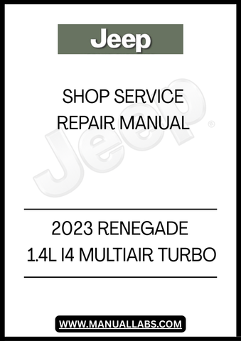 DISCOVER THE ULTIMATE RESOURCE FOR MAINTAINING YOUR 2023 JEEP RENEGADE WITH THE COMPREHENSIVE 1.4L I4 MULTIAIR TURBO SHOP SERVICE REPAIR MANUAL. THIS ESSENTIAL GUIDE IS DESIGNED FOR BOTH DIY ENTHUSIASTS AND PROFESSIONAL MECHANICS, PROVIDING DETAILED INSTRUCTIONS AND INSIGHTS TO KEEP YOUR VEHICLE RUNNING SMOOTHLY.