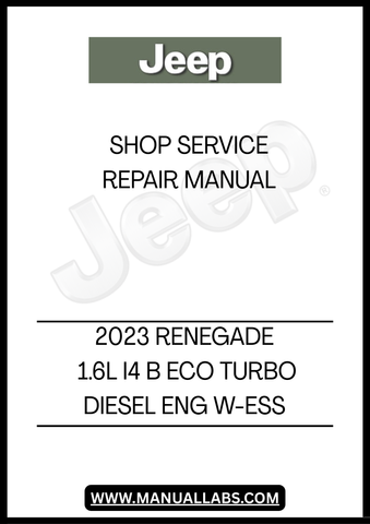 DISCOVER THE ULTIMATE RESOURCE FOR MAINTAINING YOUR 2023 JEEP RENEGADE WITH THE COMPREHENSIVE 1.6L I4 B ECO TURBO DIESEL ENGINE SHOP SERVICE REPAIR MANUAL. THIS ESSENTIAL GUIDE IS DESIGNED FOR BOTH DIY ENTHUSIASTS AND PROFESSIONAL MECHANICS, PROVIDING DETAILED INSTRUCTIONS AND INSIGHTS TO KEEP YOUR VEHICLE RUNNING SMOOTHLY.