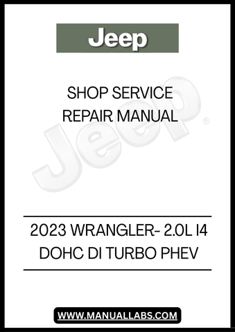DISCOVER THE ULTIMATE RESOURCE FOR MAINTAINING YOUR 2023 JEEP WRANGLER WITH THE COMPREHENSIVE 2.0L I4 DOHC DI TURBO PHEV SHOP SERVICE REPAIR MANUAL. THIS ESSENTIAL GUIDE IS DESIGNED FOR BOTH DIY ENTHUSIASTS AND PROFESSIONAL MECHANICS, PROVIDING DETAILED INSTRUCTIONS AND INSIGHTS TO KEEP YOUR VEHICLE RUNNING SMOOTHLY.